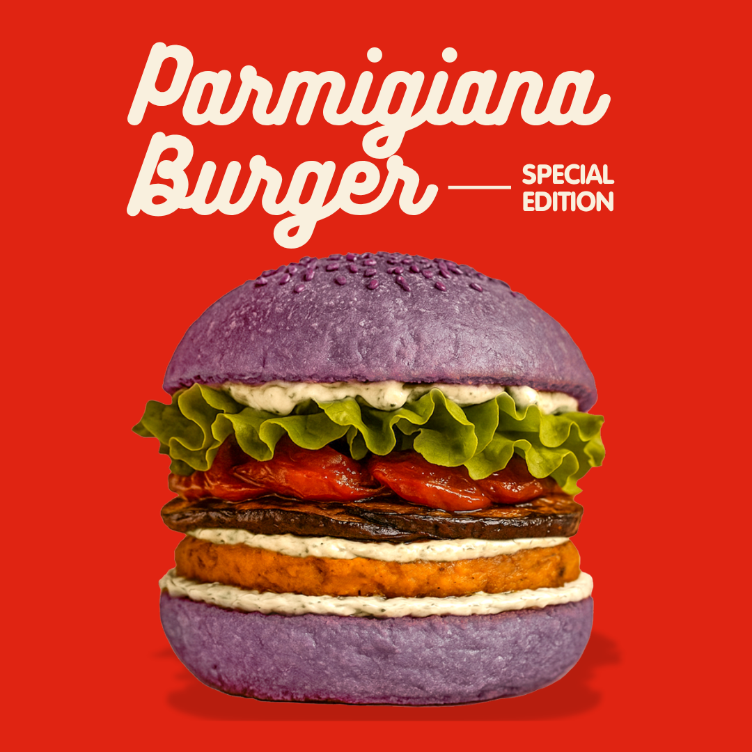 🌿È arrivato il Parmigiana Burger: la tradizione rivisitata in chiave Flower Burger